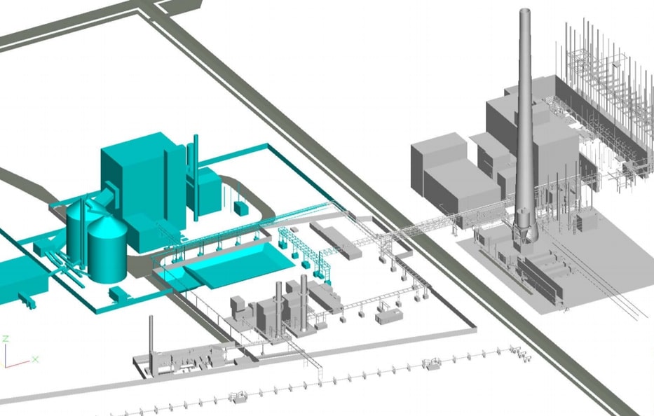 Solvay-Werk in Rheinberg: Bezirksregierung Düsseldorf erteilt vorzeitige Baugenehmigung im Projekt Woodpower